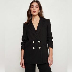 Veronica Beard Kiernan Linen Dickies Blazer